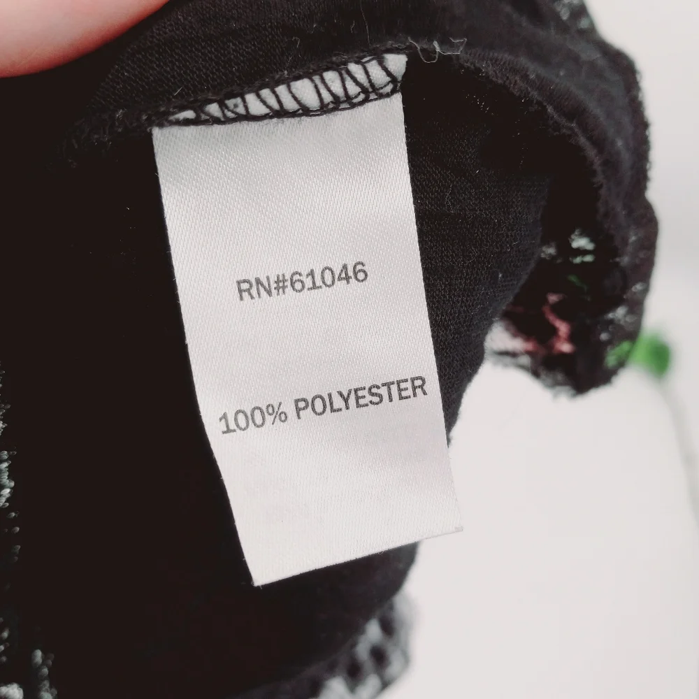 VANITY Y2k Glitter Accented Lace Trim Black Crinkled Stretch Fabric Cami M - Picture 8 of 10